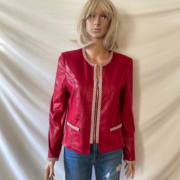 Lena Gabrielle Jackets & Coats Lena Gabrielle Sparkly Faux Leather